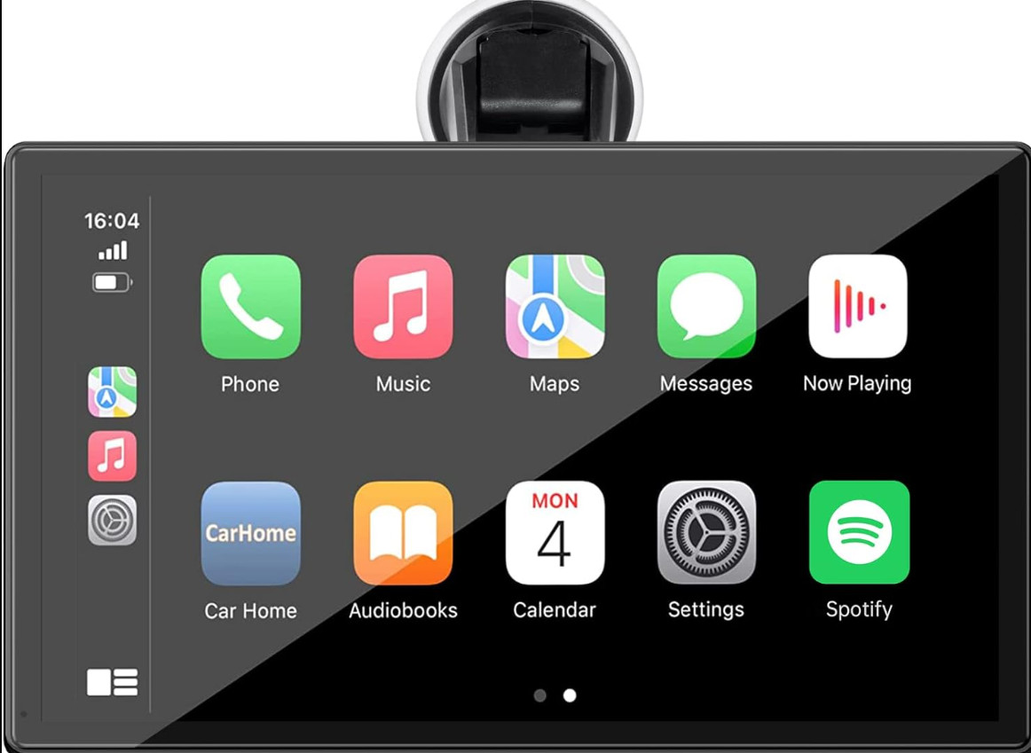 Smart Screen Carplay Car Audio Unit With 9″ Touchscreen & GPS Nav RC07, Open Box