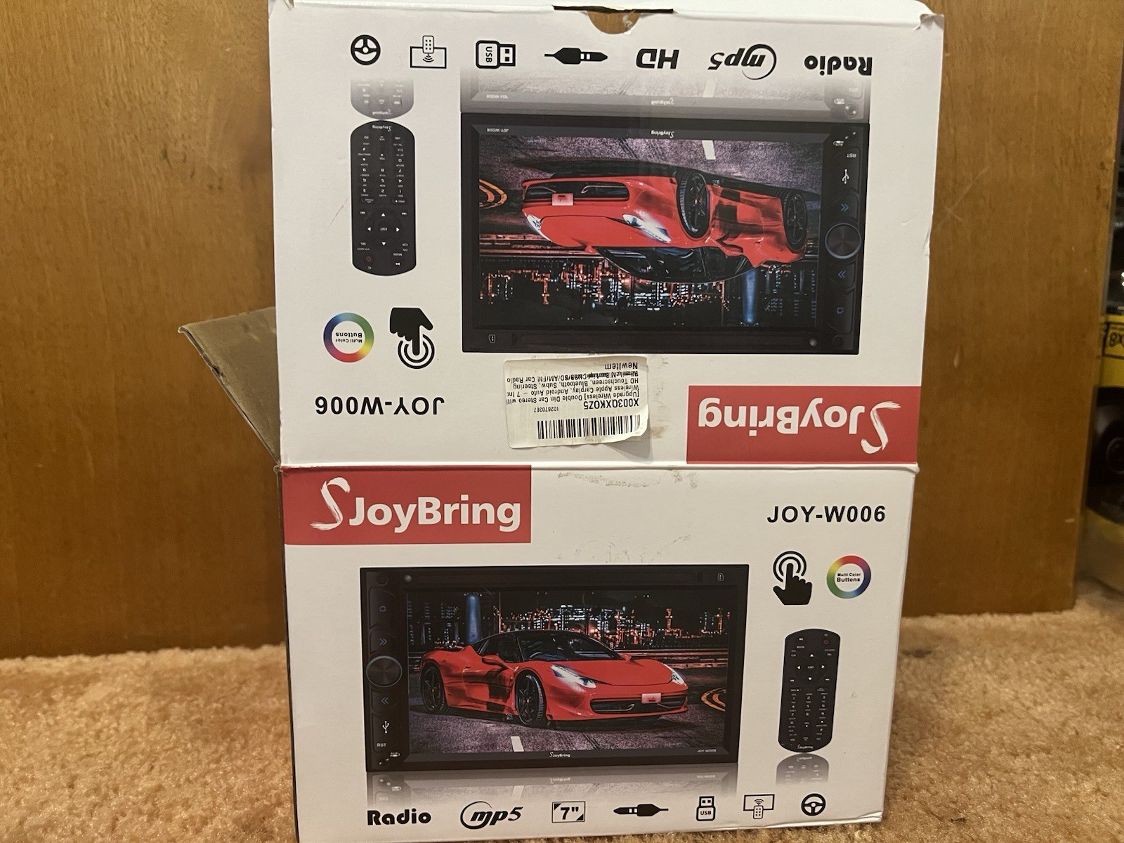 JoyBring JOY-W006 Double Din Stereo 7″HD With Hardware
