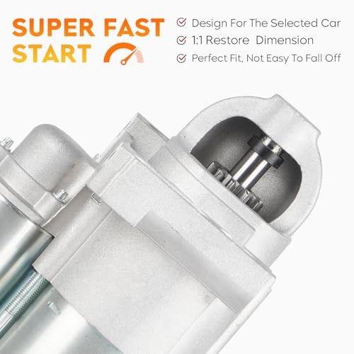 New Starter for Chevy Tahoe 01-02, Express 1500 2500 2003, 4.8L 5.3L,