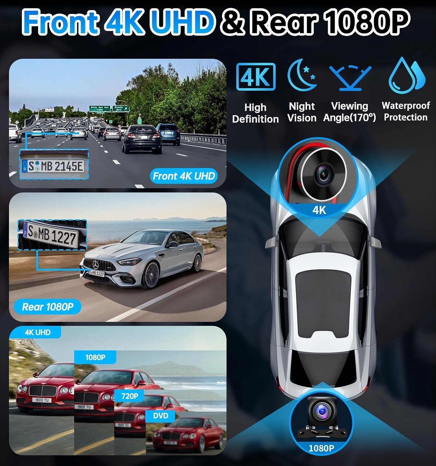 Autoradio Doble Din Car Stereo Pantalla táctil de 9 pulgadas, Navegacion GPS NEW