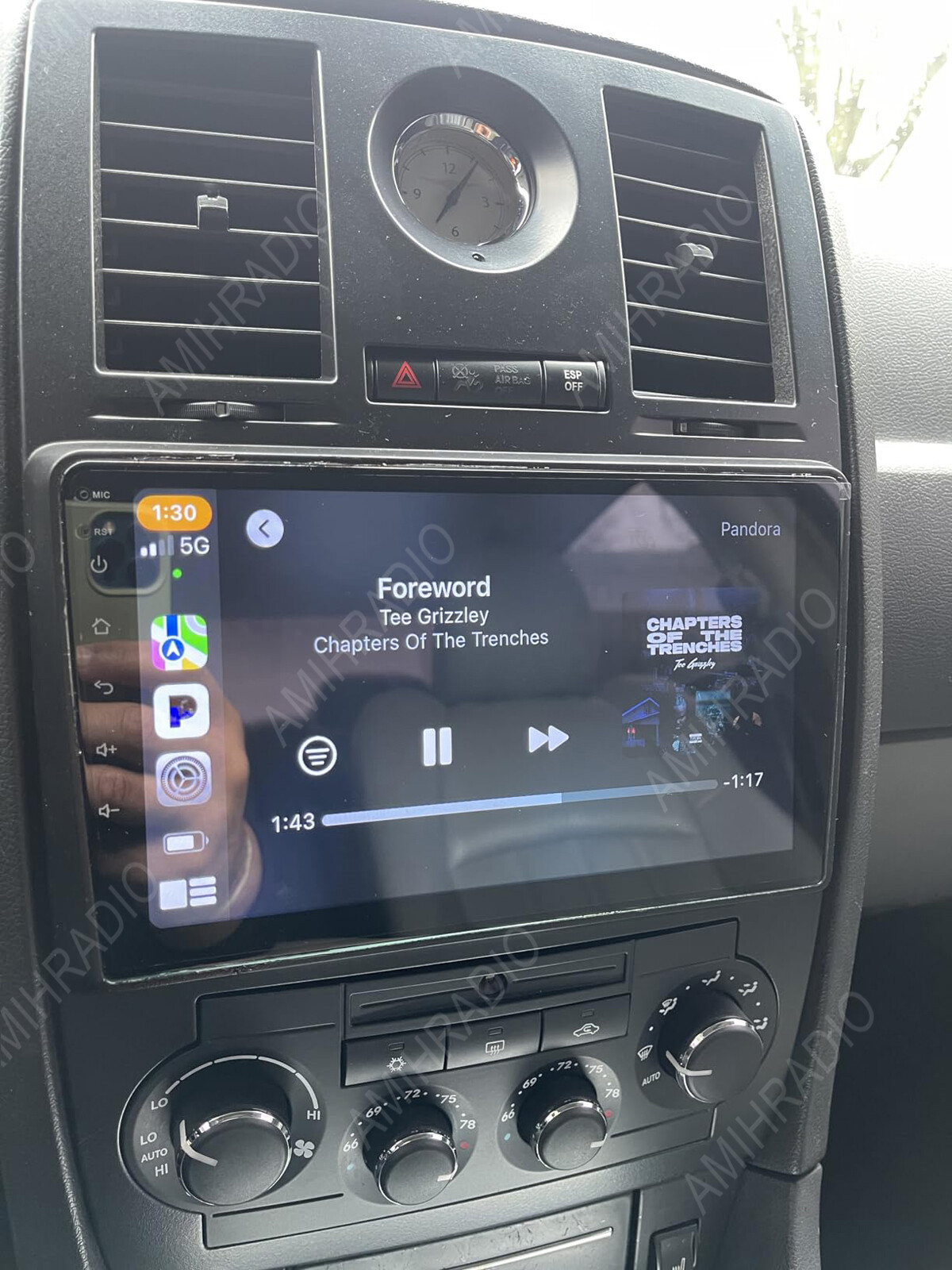 For Chrysler 300C 300 C 2004-2007 WIFI Carplay Android 13.0 Car Stereo Radio GPS