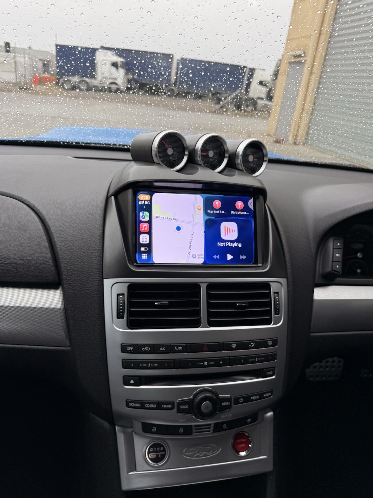 COMBO DEAL— FG MK1/MK2 | SatNav +GPS —Wireless CarPlay | Triple Gauge Pod/Fascia