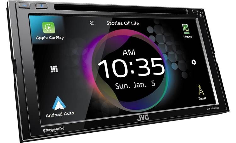 JVC KW-V960BW CD/DVD receiver, BLUETOOTH, WIRELESS CARPLAY/ANDROID AUTO KWV960BW