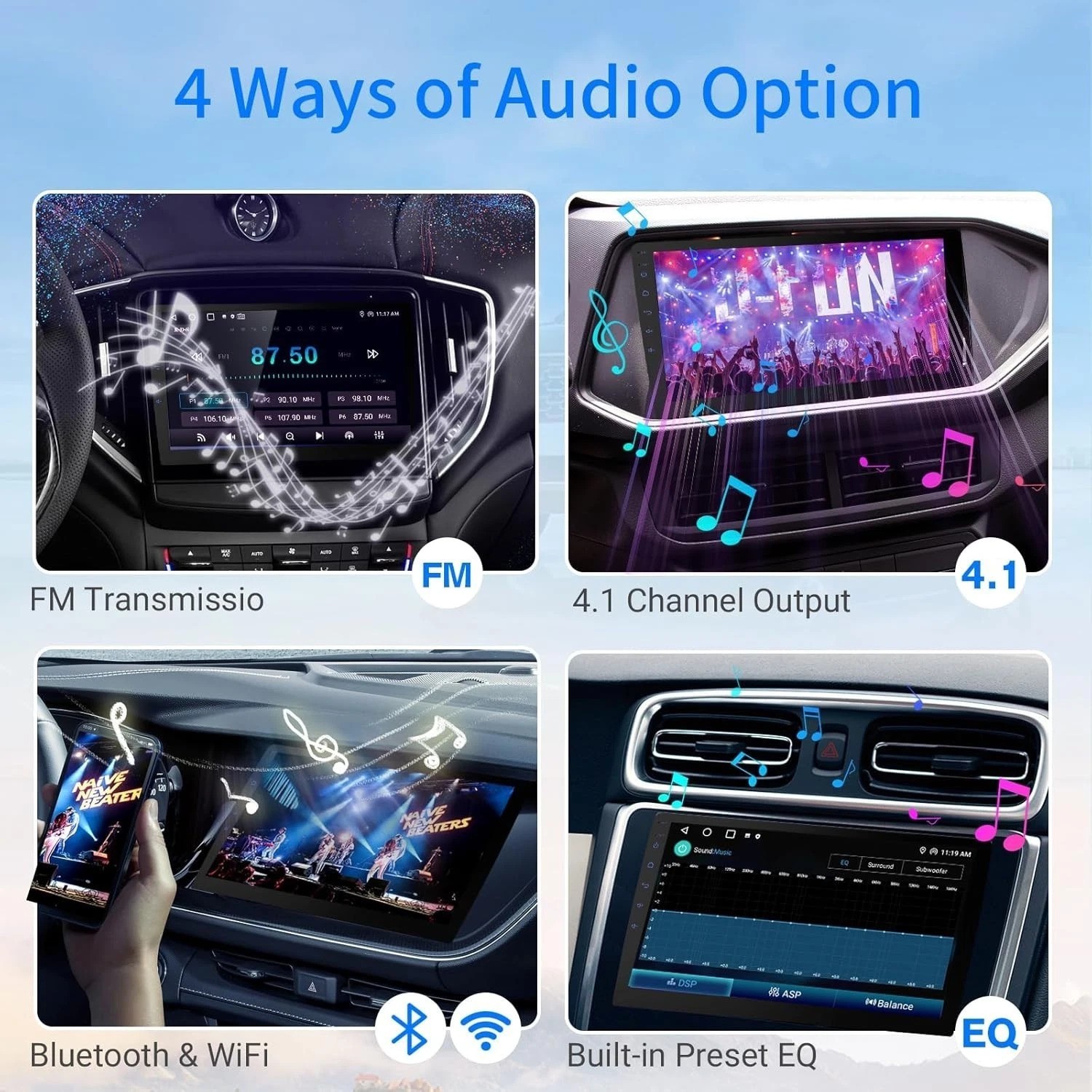 Car Audio Revolution: 10.1” Android 13 Stereo with Backup Camera & Hi-Fi Sound