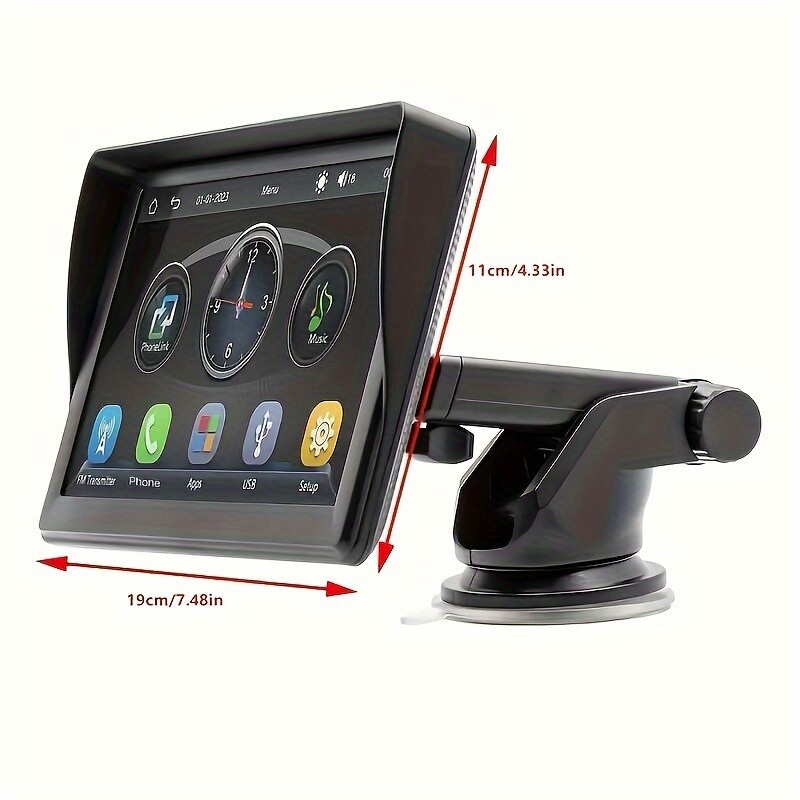 7"Car Mp5 Radio Player Video Portable Apple CarPlay Android Auto For BMW VW