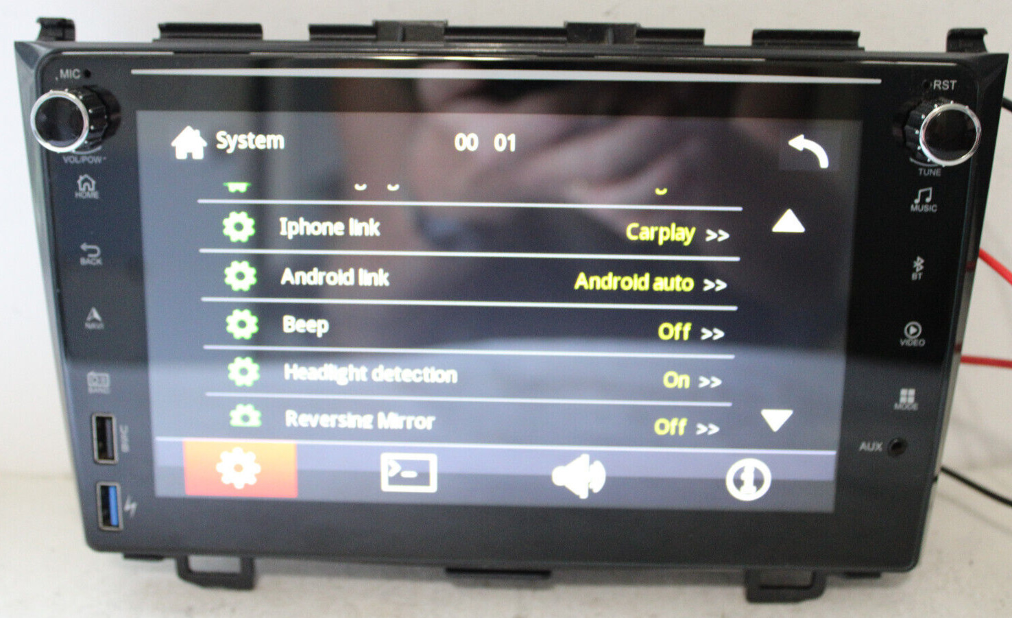 8″ Android Car Stereo for 2007-2012 Honda CR-V Apple CarPlay Android Auto BT USB
