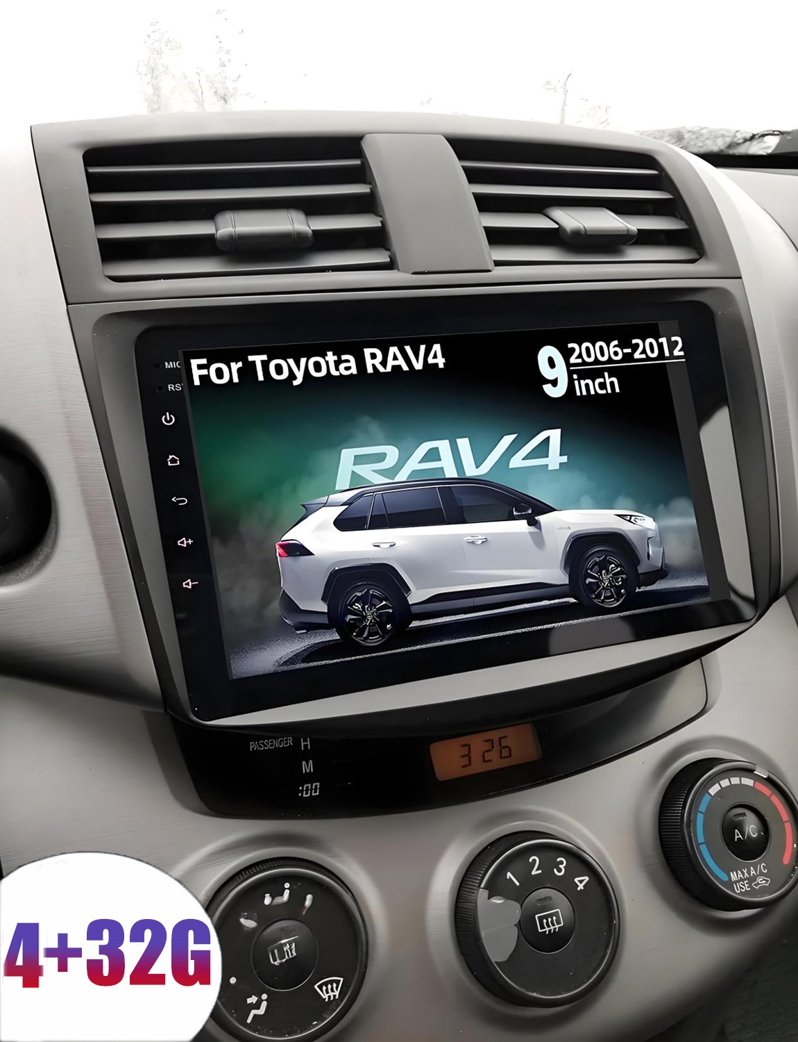 ADH Backup Camera For Toyota Rav4 2007-2011 Android Car Radio Stereo Large Navi