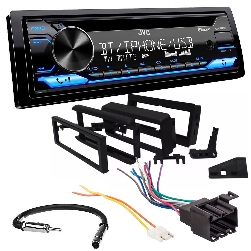 JVC KD-T720BT CD Receiver AM/FM Radio Car Stereo for 1982-UP Buick/Chevy/GM