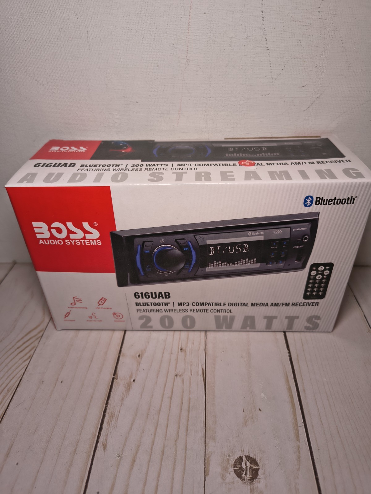 NewSealedAudio Systems 616UAB Car Stereo, Bluetooth, MP3,USB, Aux In,AM/FM Radio