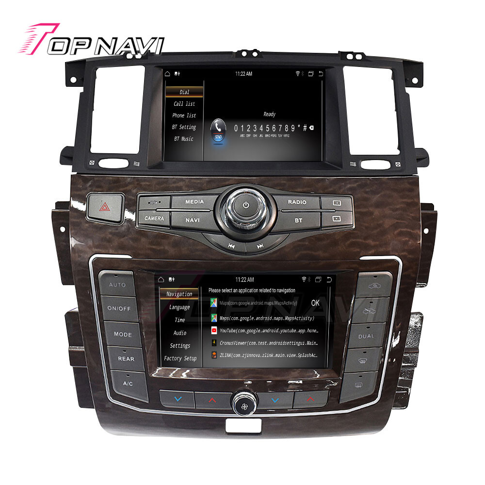 Androind 13.0 Car Stereo for Nissan Patrol Y62 2010-2020 Media GPS Navi WIFI 4G