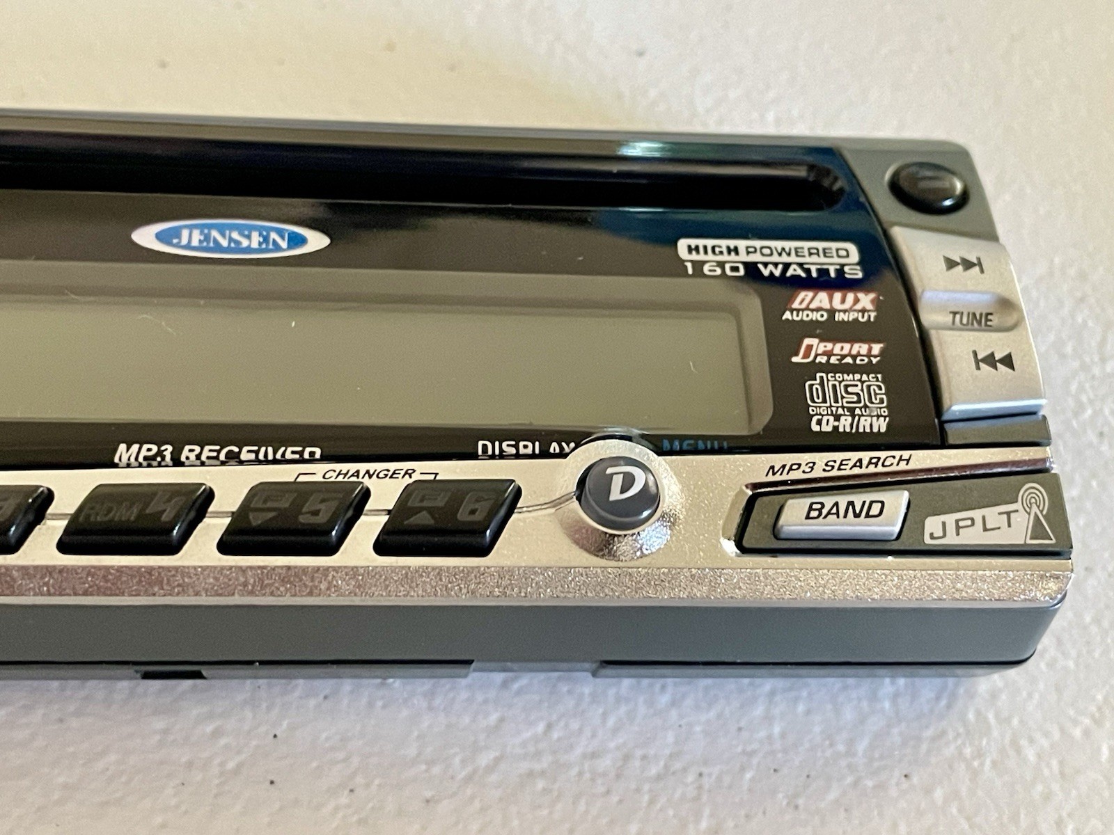 JENSEN MP6211 CAR CD AM/FM/CD MP3 RECEIVER FACEPLATE ONLY