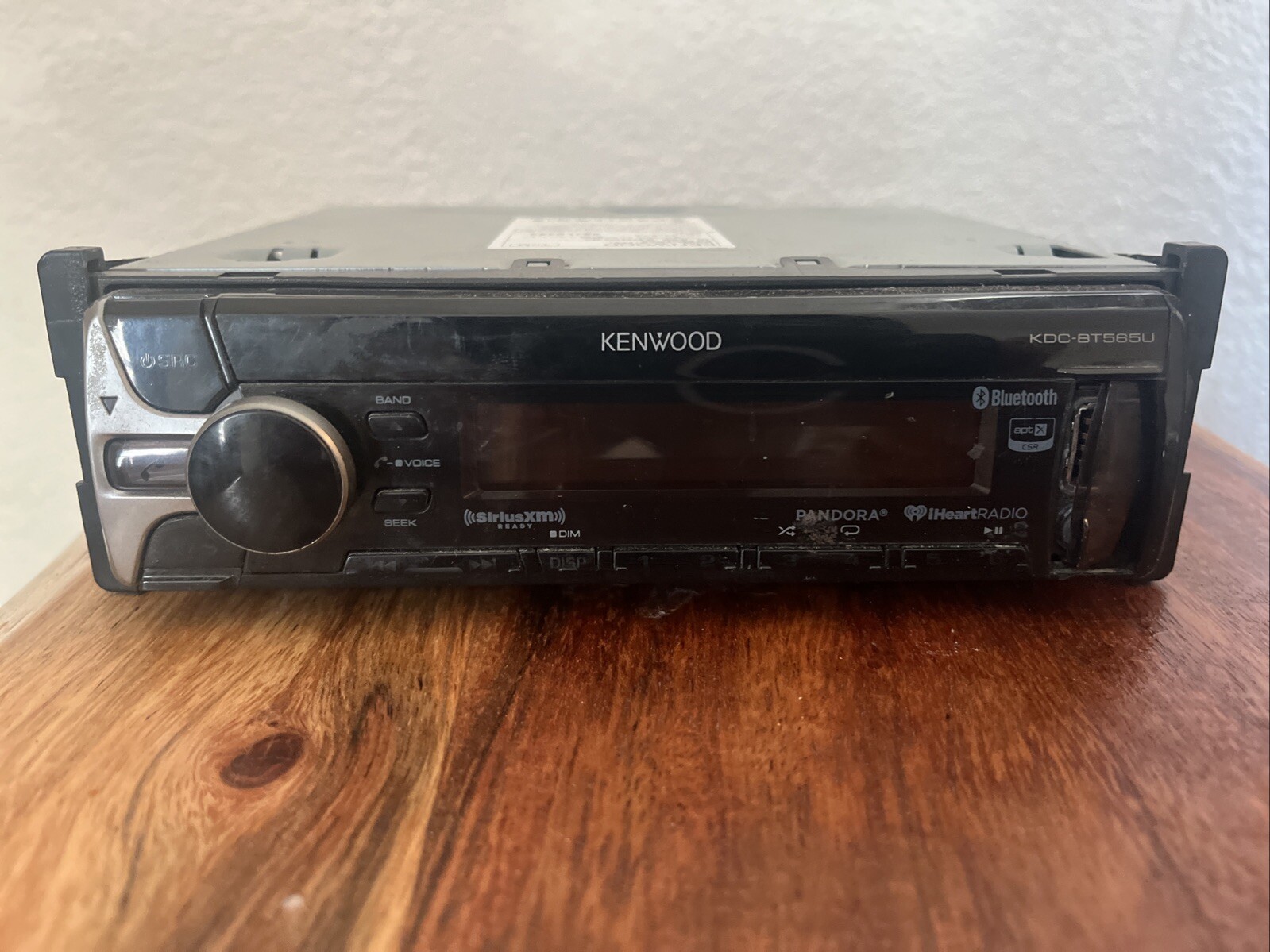 Kenwood KDC-BT565U Bluetooth CD MP3 iPhone Android Pandora XM AM FM USB Aux 6-Ch