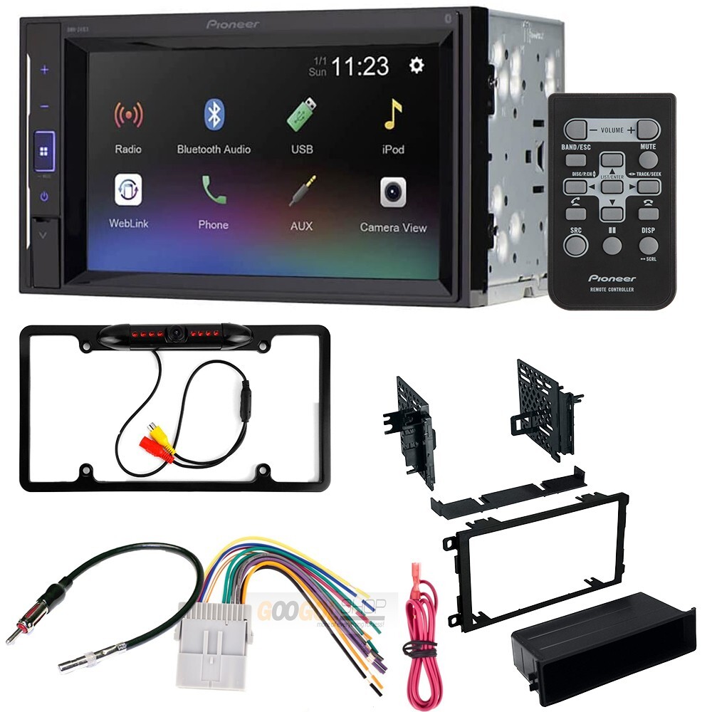Pioneer DMH241EX 6.2″ 2 Bluetooth Dash Car Stereo Kit for 2003-2006 GMC Sierra