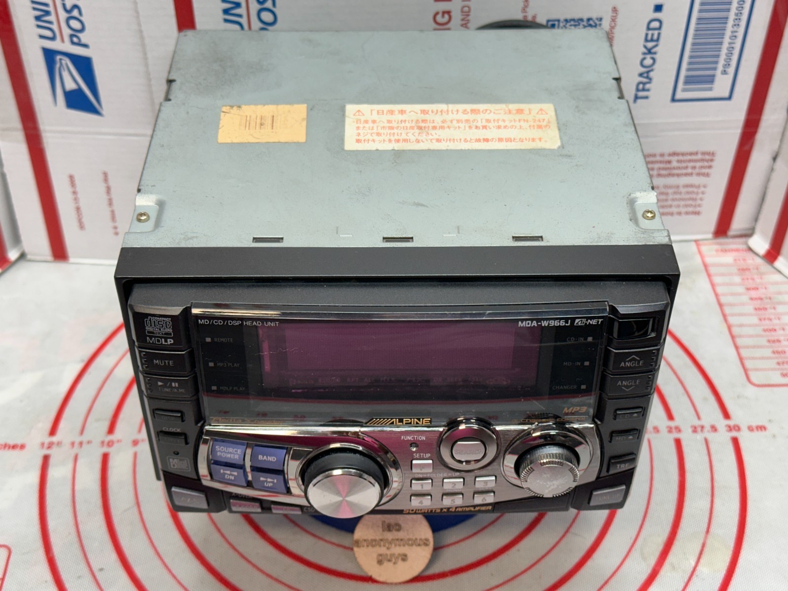 ALPINE # MDA-W966J JDM CD/MD/DSP MDLP BT Ai-NET Vintage Old School RESTORED #01