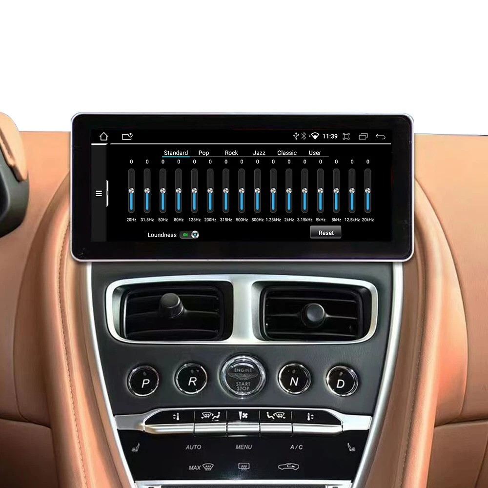 12.3″ Car Radio Stereo GPS Carplay Android Auto For Aston Martin DB11 2016-2023