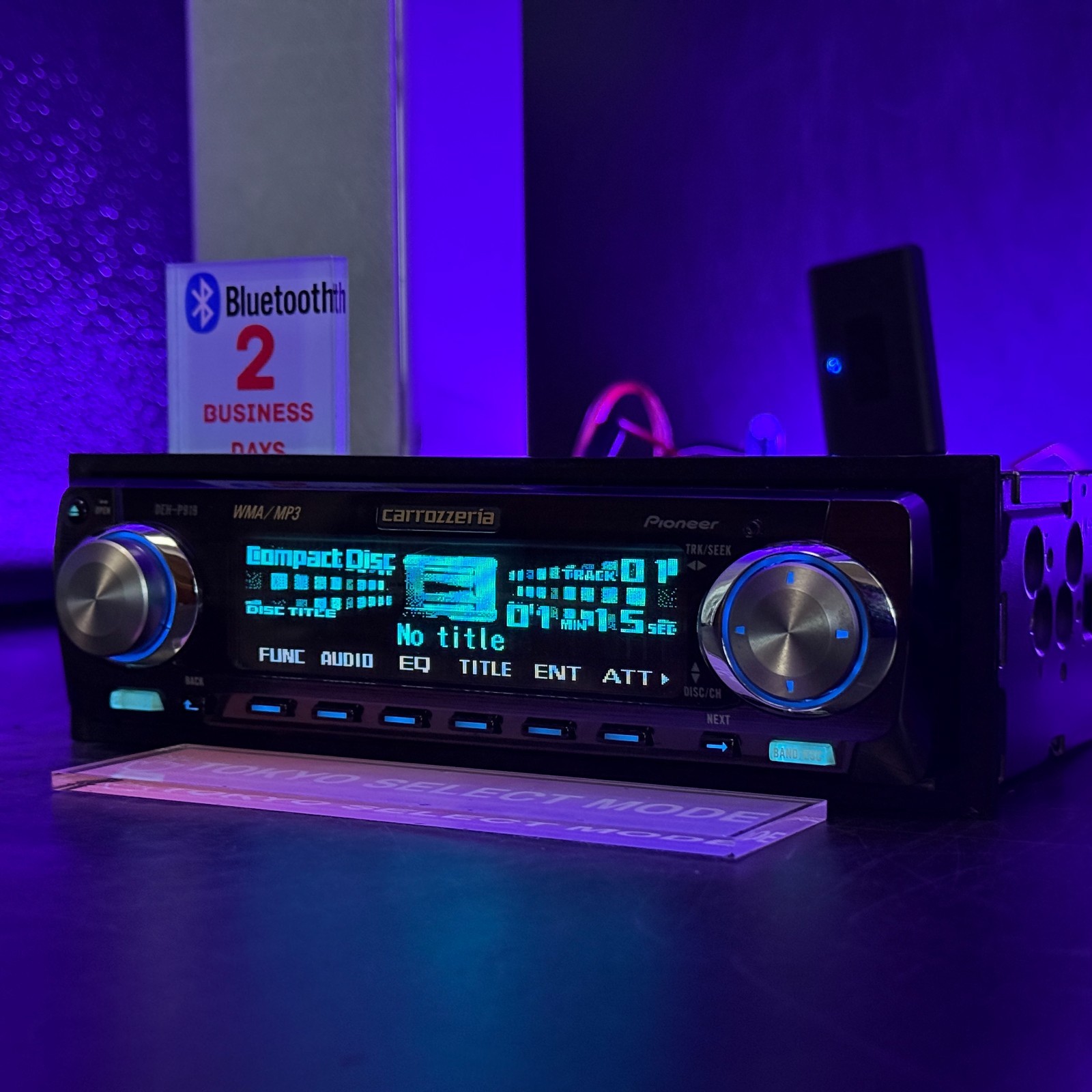 Pioneer Carrozzeria DEH-P919 Car Audio CD Player SFC Bluetooth Ready JDM Stock