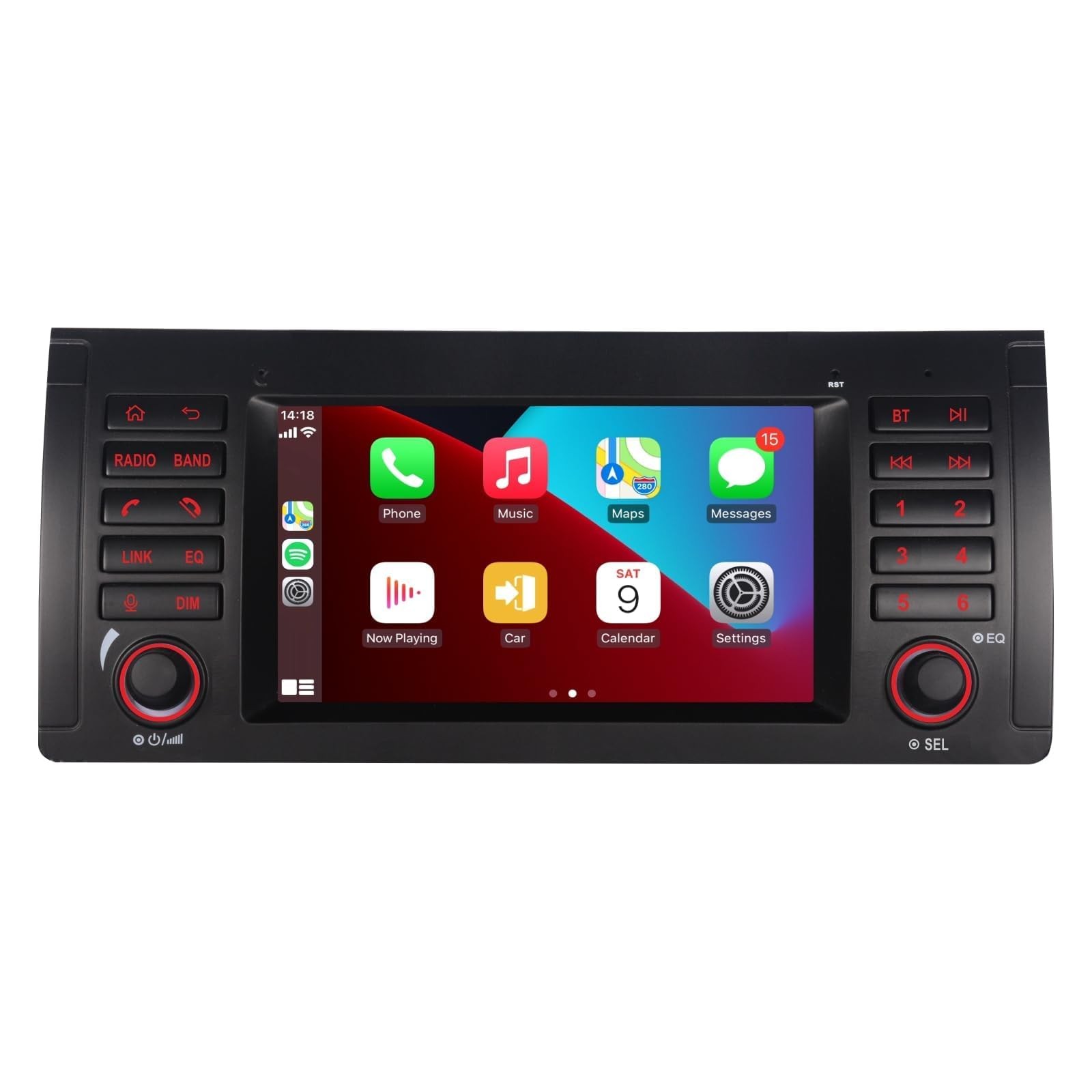 LXKLSZ Car Stereo for BMW E39 M5 Compatible with Wireless Carplay/Android Auto