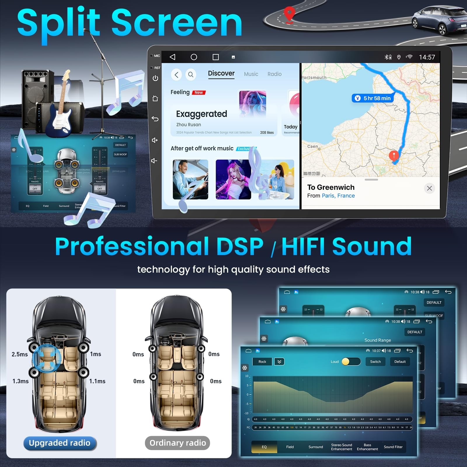 [6G RAM 128G ROM] Car Radio for Toyota Camry 2012 2013 2014 Replacement: Upgr…