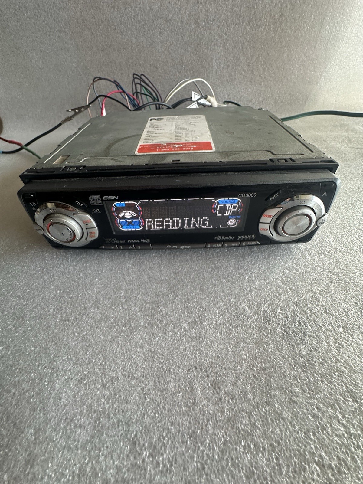 Old School ECLIPSE CD3000 Head Unit