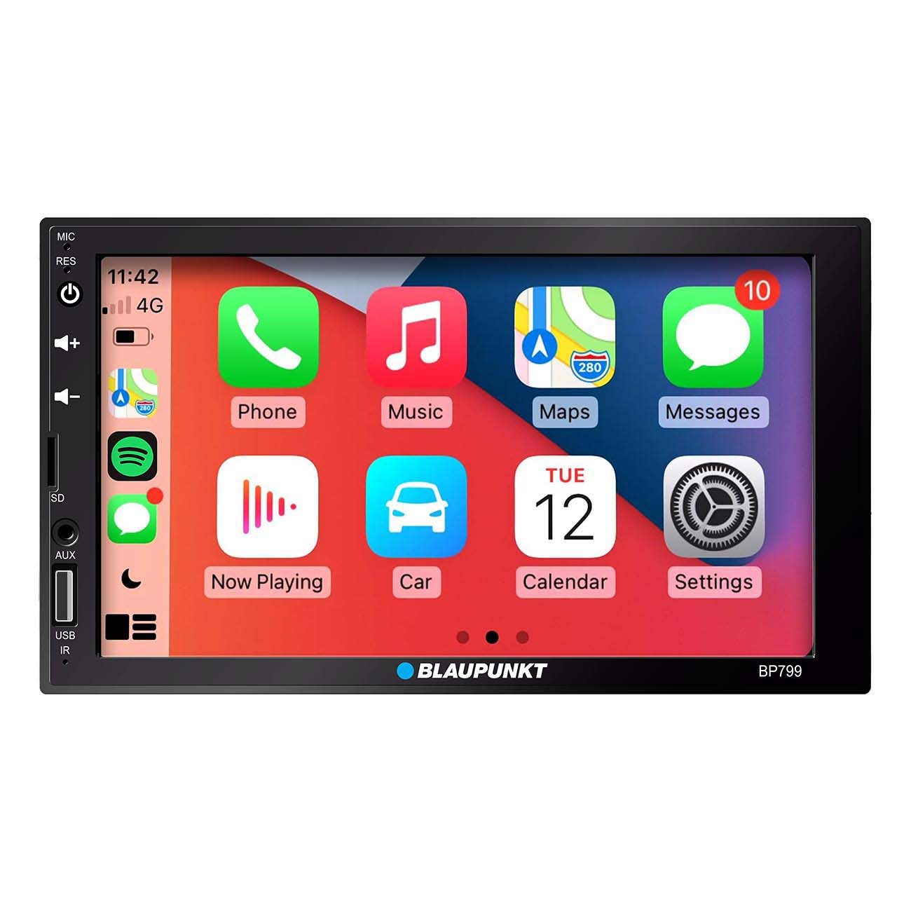 Blaupunkt BP799 Double DIN 7″ Touch Screen Car Stereo Android Auto/Apple Carplay