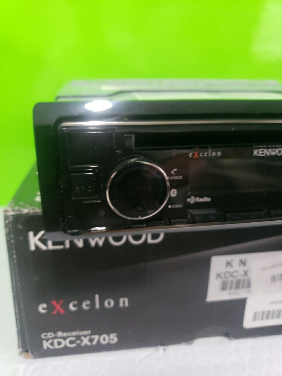 Kenwood KMM-X705 1-DIN Bluetooth Car Stereo Digital Media Receiver SiriusXM Good