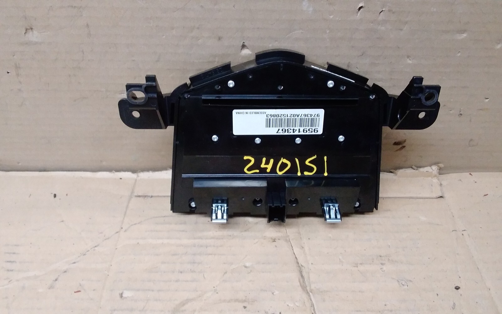 2013 CHEVROLET CRUZE AM FM CD MP3 RADIO CONTROL PANEL ID- 95914367