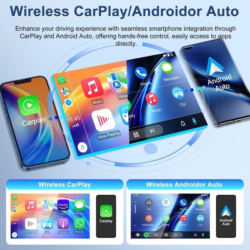 Android Car GPS Navigation Radio Stereo Wifi For Honda Pilot 05-08 Apple Carplay