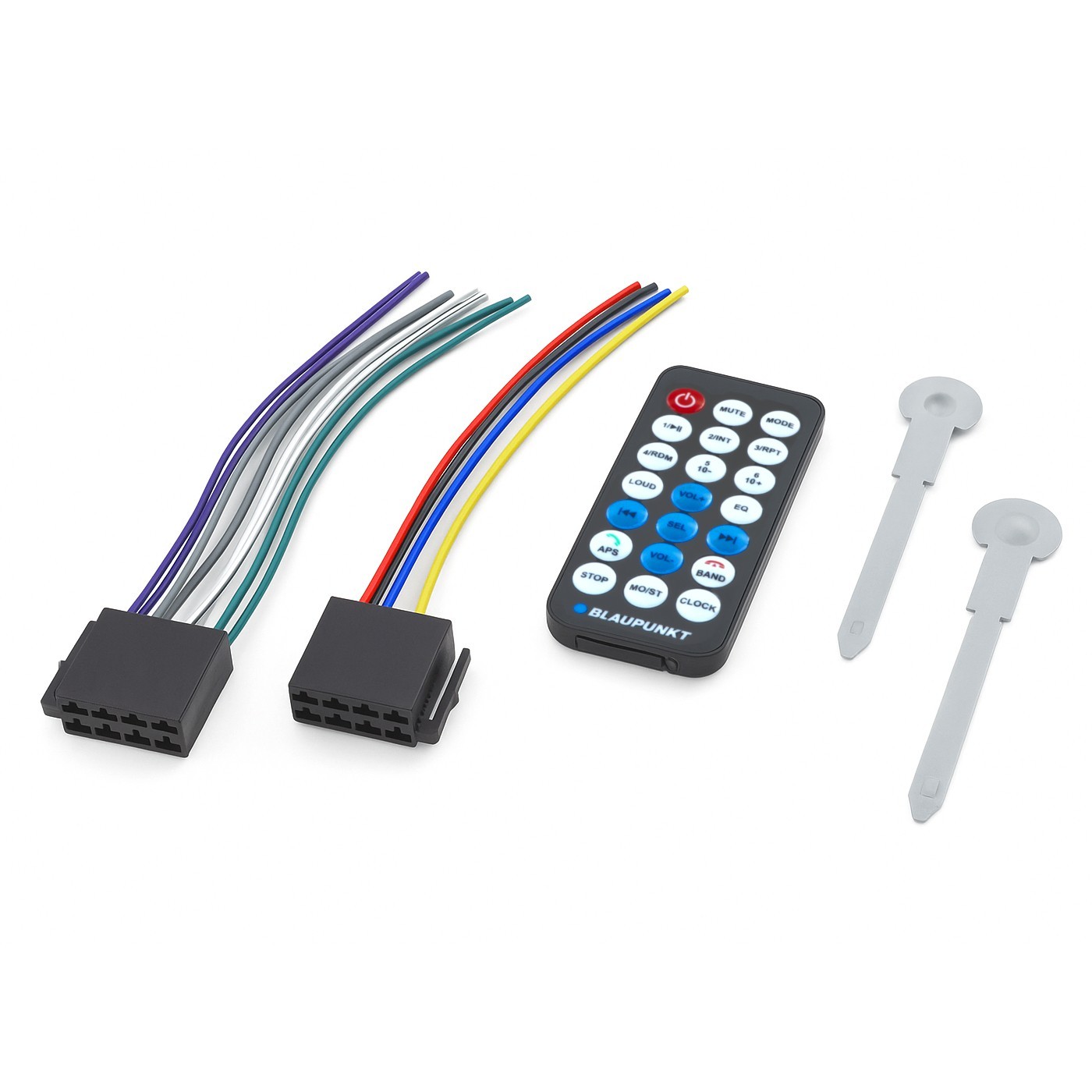 Blaupunkt IVEY Single DIN Car Stereo Bluetooth Receiver with USB Aux Input