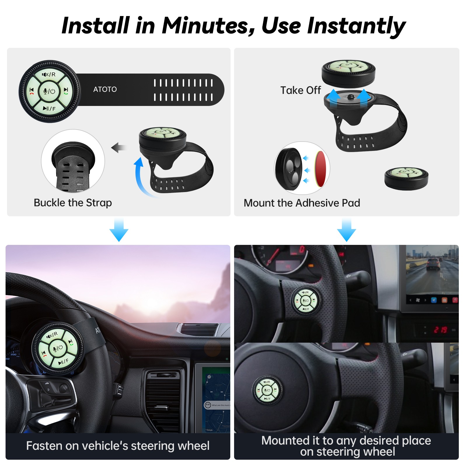 ATOTO 7IN X10 Full Set 2DIN All in One Android Car Stereo 4G LTE 8+128G GPSNavi