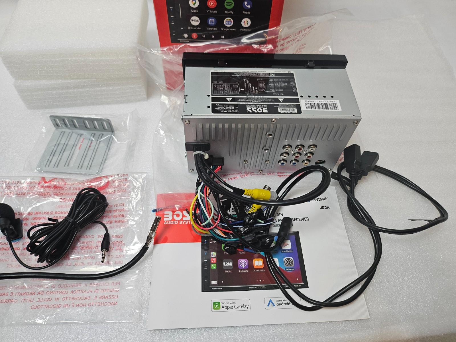 Car Audio Systems BOSS (BVCP9700A) 7 inch Touchscreen CarPlay/Android