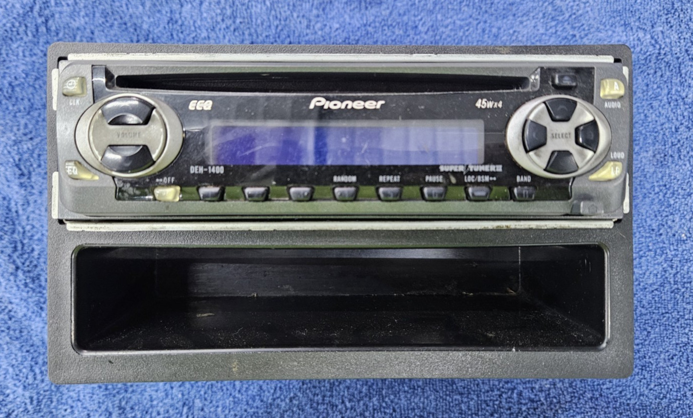 Pioneer DEH-1400 CD/ Receiver, Head Unit, Easy EQ, Working Condition