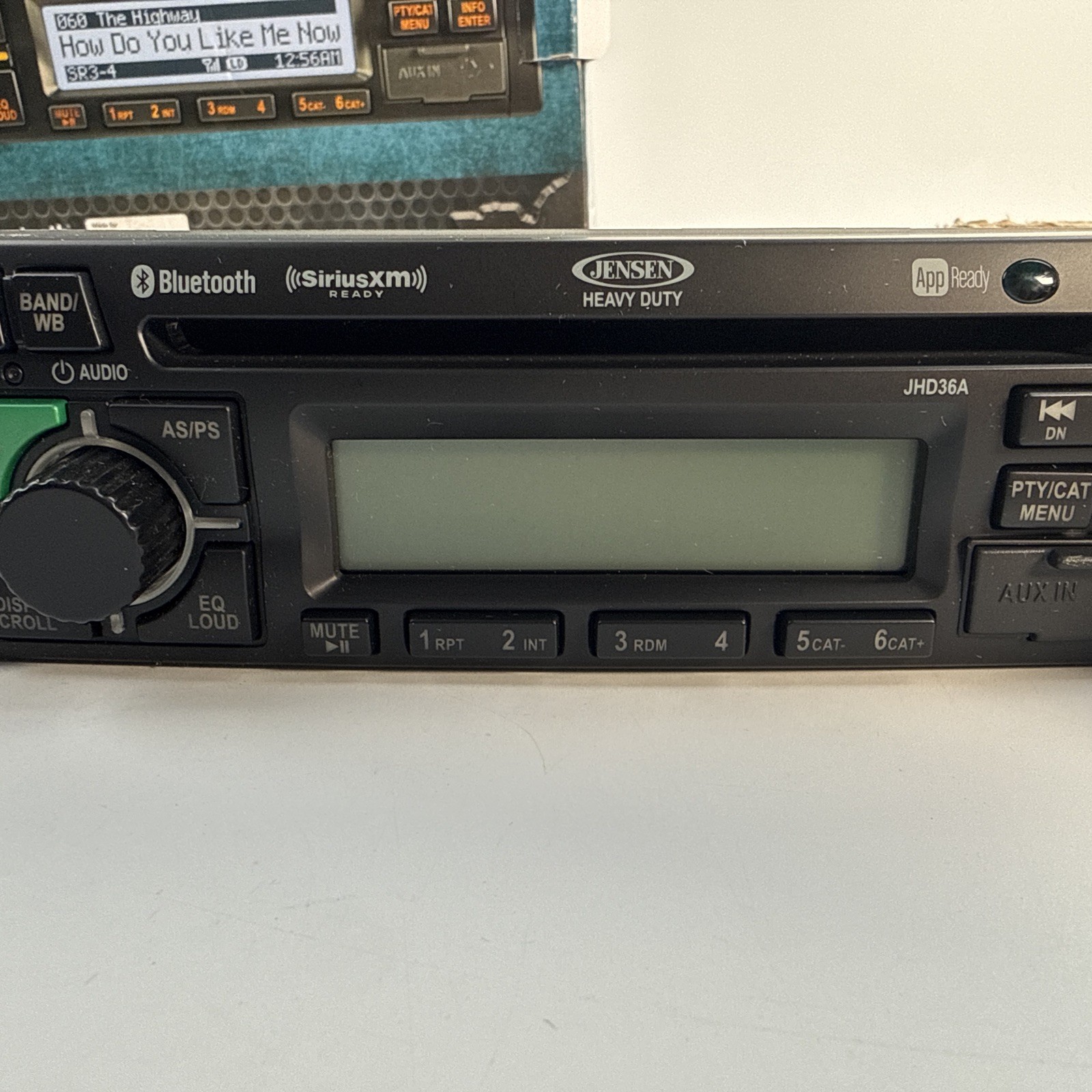 Jensen Heavy Duty Radio JHD36A AUX-in App SiriusXM iPhone Bluetooth Radio AM/FM
