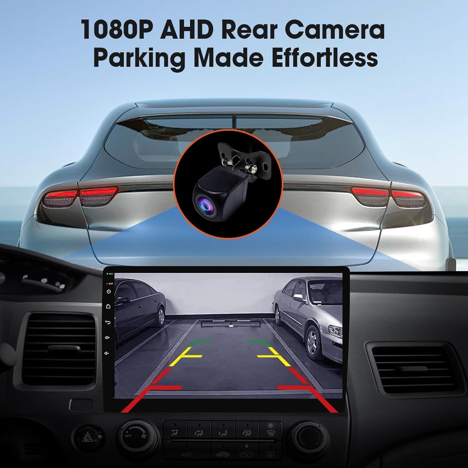 Android 13 Car Stereo with Wireless CarPlay and Auto, 10.1-inch 720P…