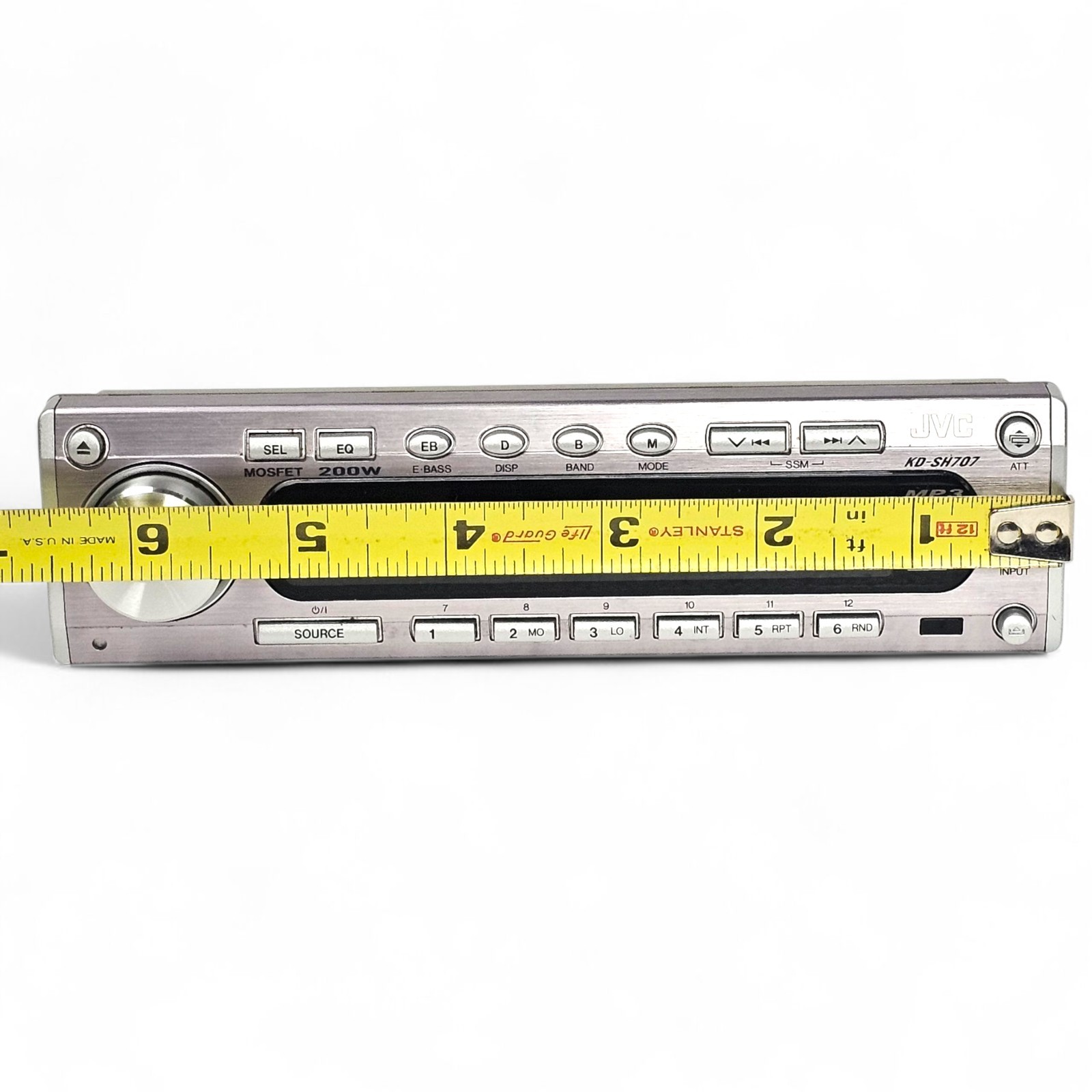 JVC KD-SH707 CD MP3 Car Stereo Receiver Motorized Aluminum Faceplate