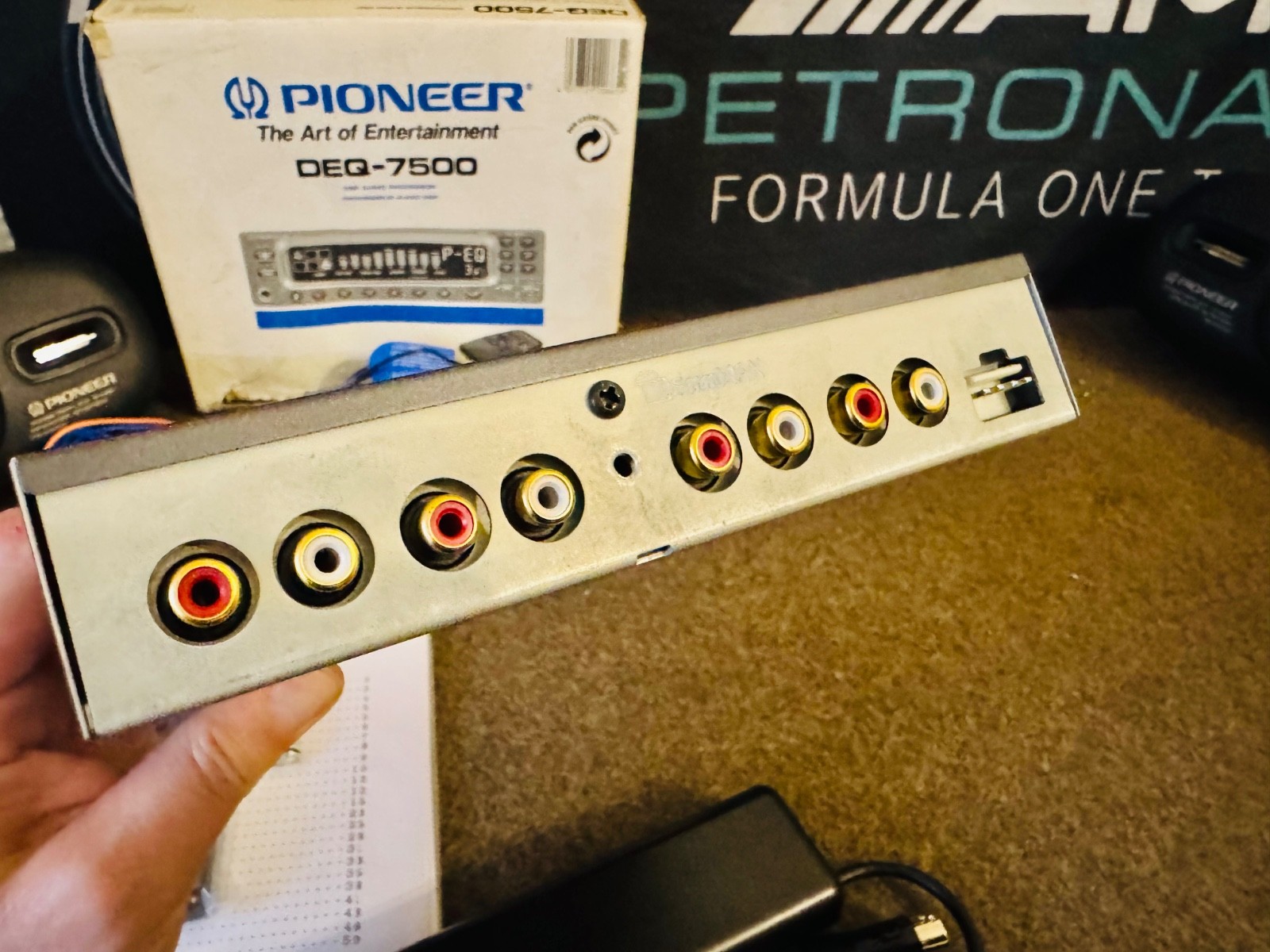 NEW PIONEER DEQ-7500 Car DSP Audio Proccessor Equalizer Analyzer Rare