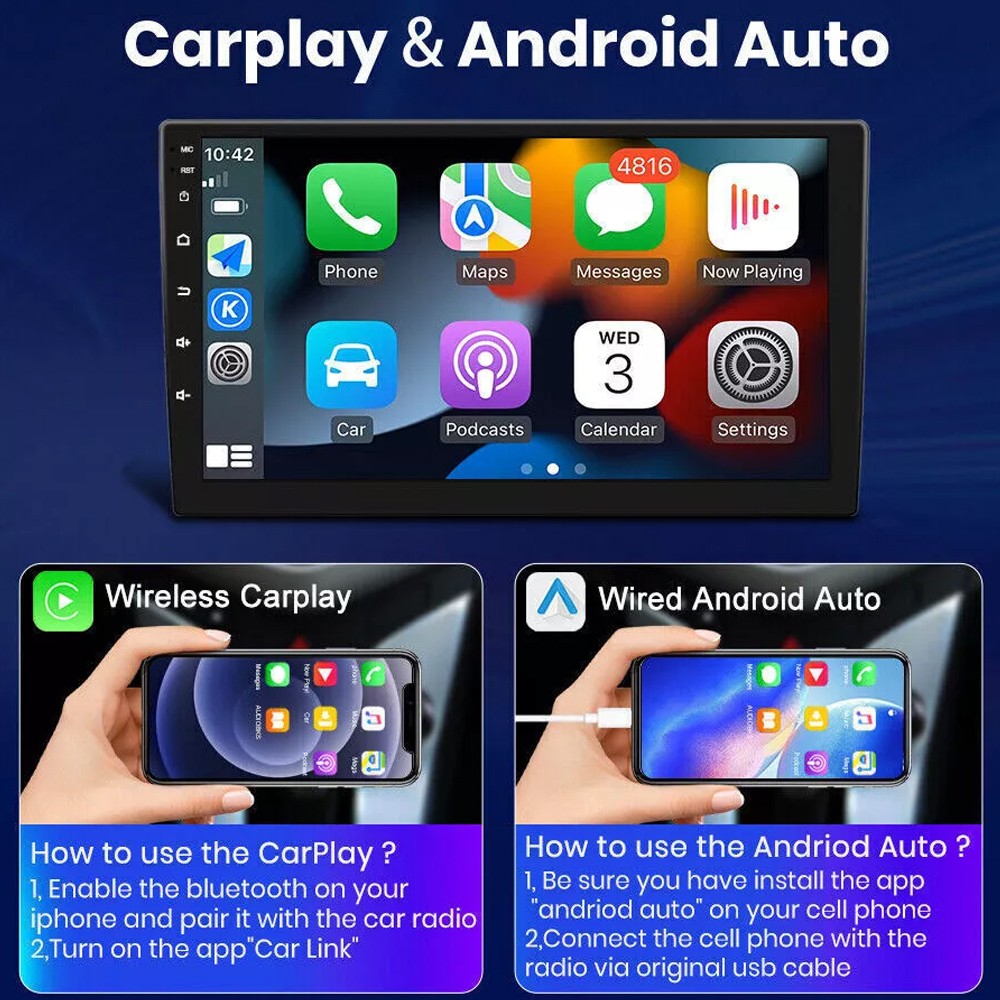 10.1″ Android Car Radio with Wireless CarPlay for 2013-2015 Nissan Altima