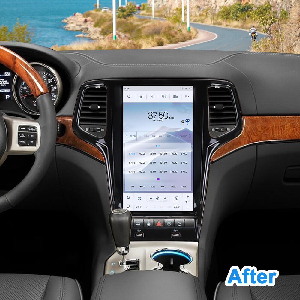Car Radio for Jeep Grand Cherokee 2014-2019 HD GPS Carplay DSP WiFi BT Music APP