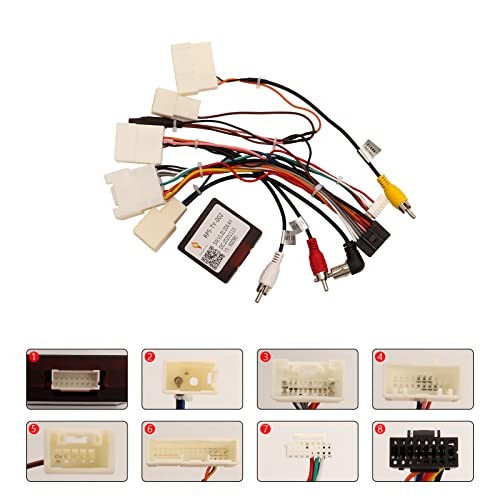 16PIN Car Stereo Wiring Harness Canbus for Toyota Camry RAV4 Corolla Tundra