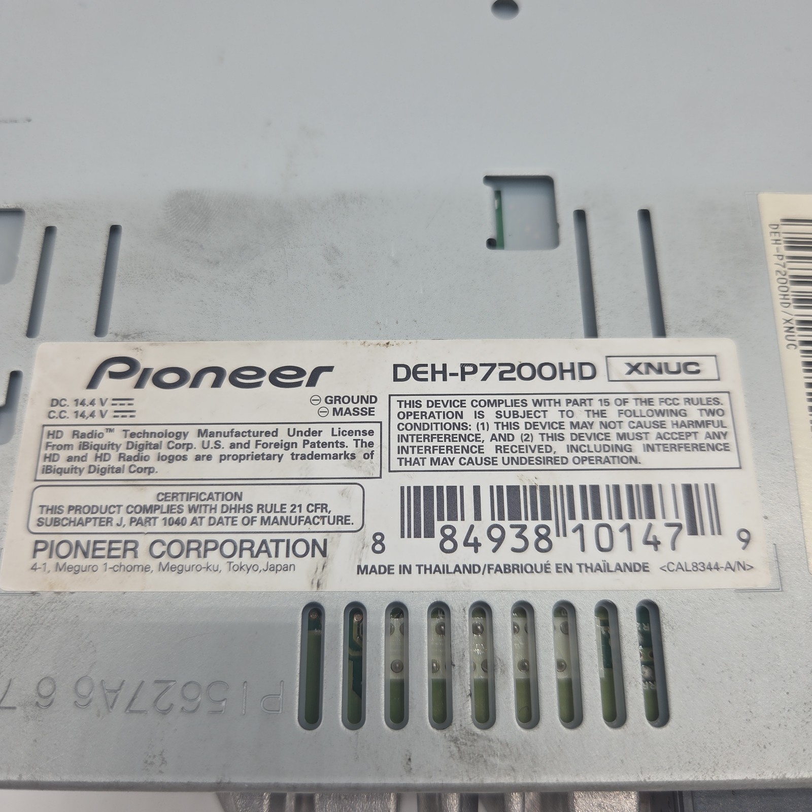 Pioneer DEH-P7200HD Old School Stereo CD Dolphin Graphics Remote Manual READ