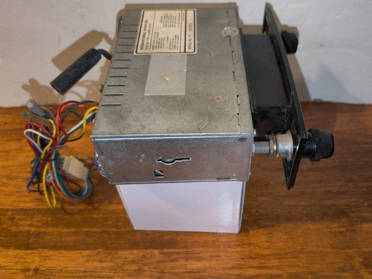 Jensen JS-6100 AM/FM Car Stereo Cassette Receiver Untested Powers On See Photos