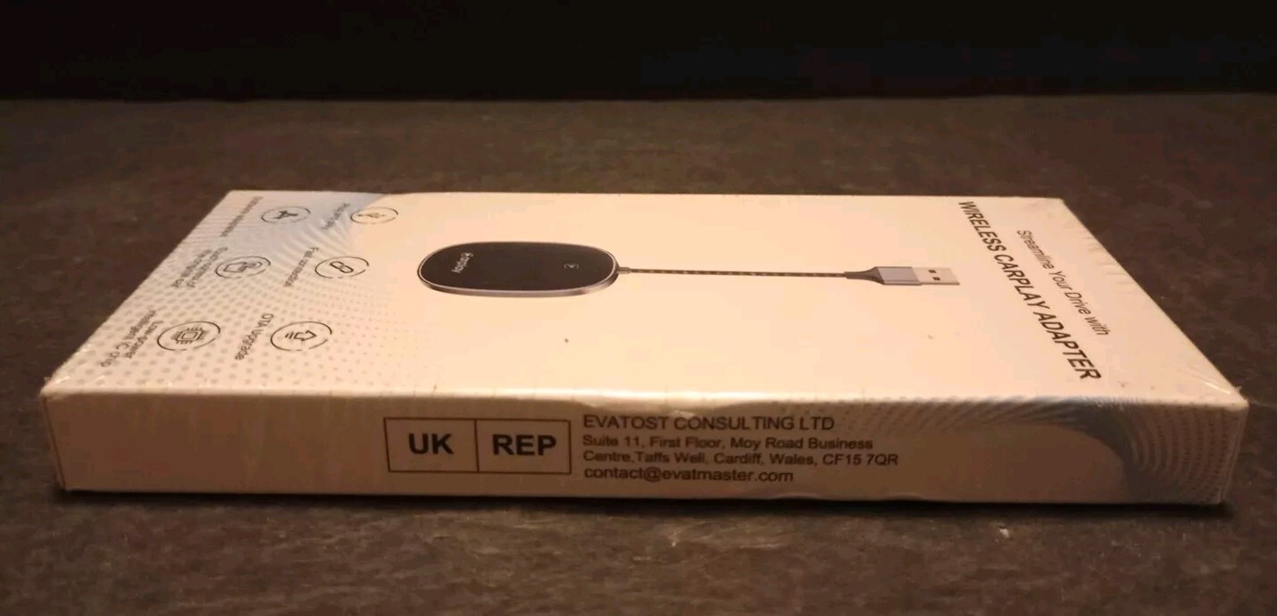 Vevavi Wireless CarPlay Adapter 2024 Upgraded, Compatible with iPhone