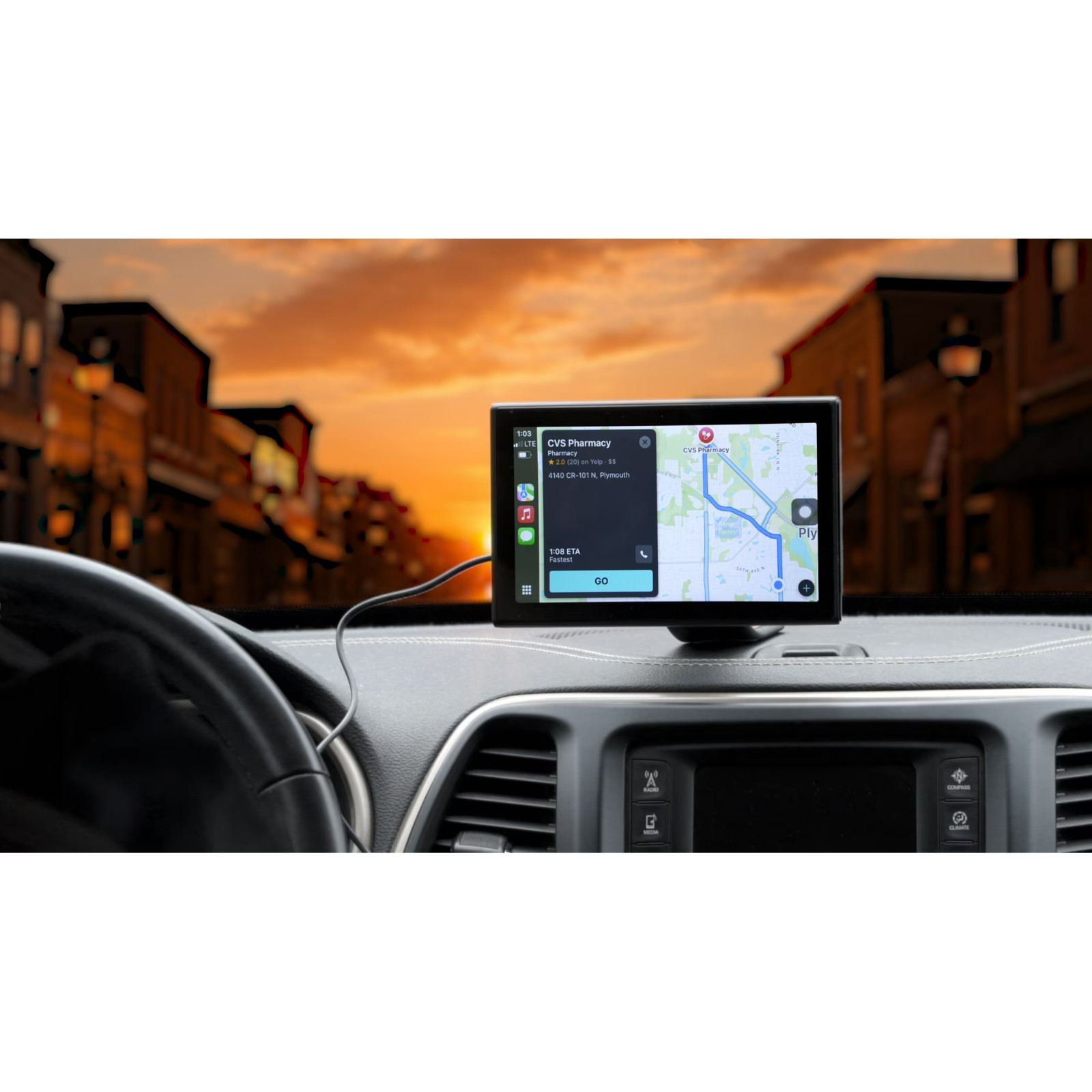 Drivvplay M1003-7 portable Wireless Carplay and Android Auto Display | 7″