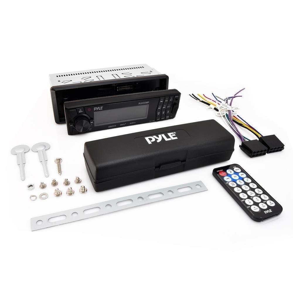 Pyle PLR31MP In-Dash Am/FMpx Pll Tuning Car Radio W/ Detachable Face Panel New