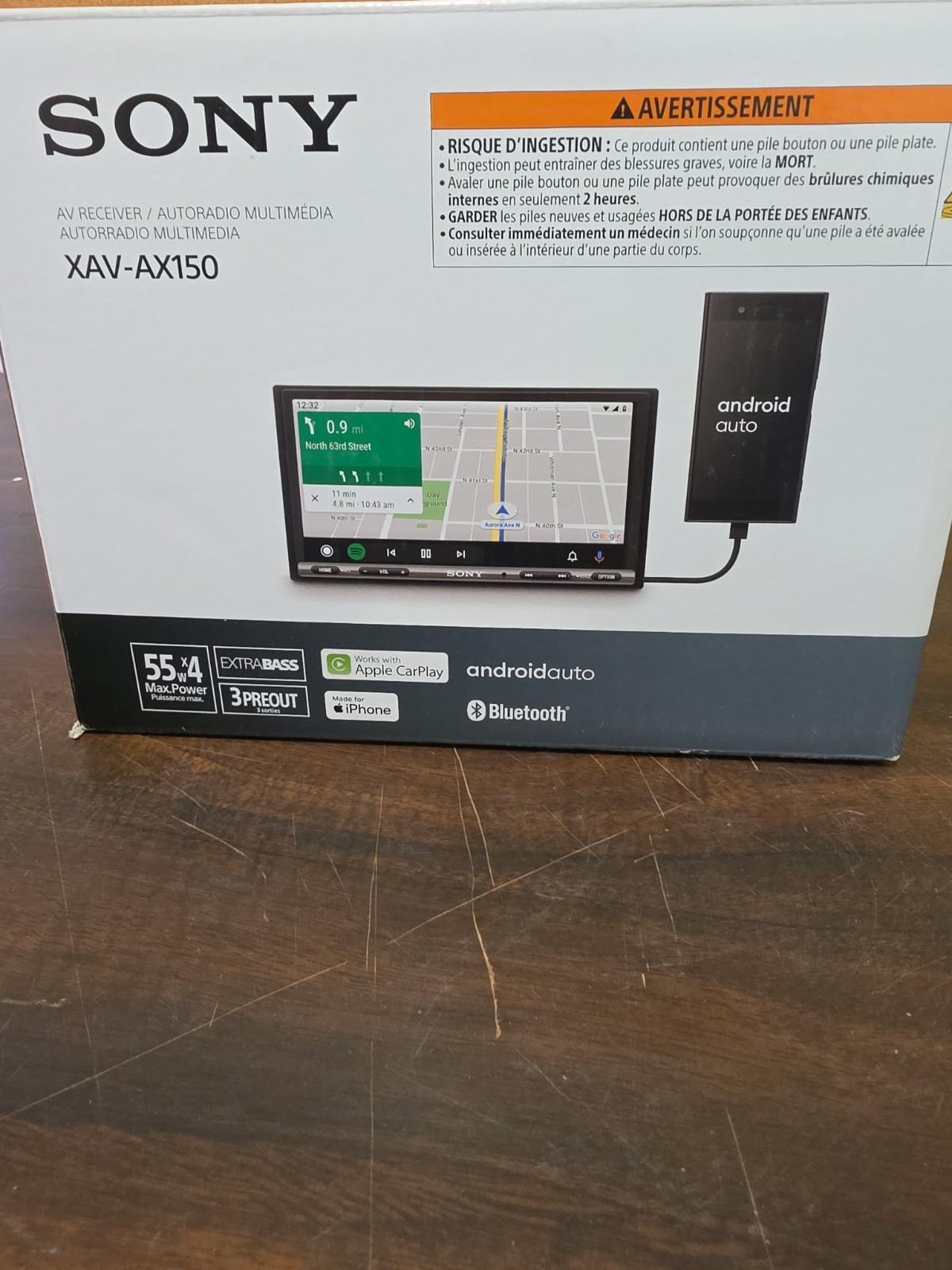 Sony XAV-AX150 6.95” Digital Media Receiver