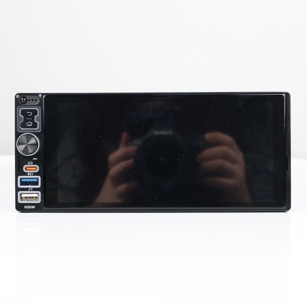 6.8″ Single Din Car Stereo Wireless CarPlay touchscreen Bluetooth Radio USB CAM