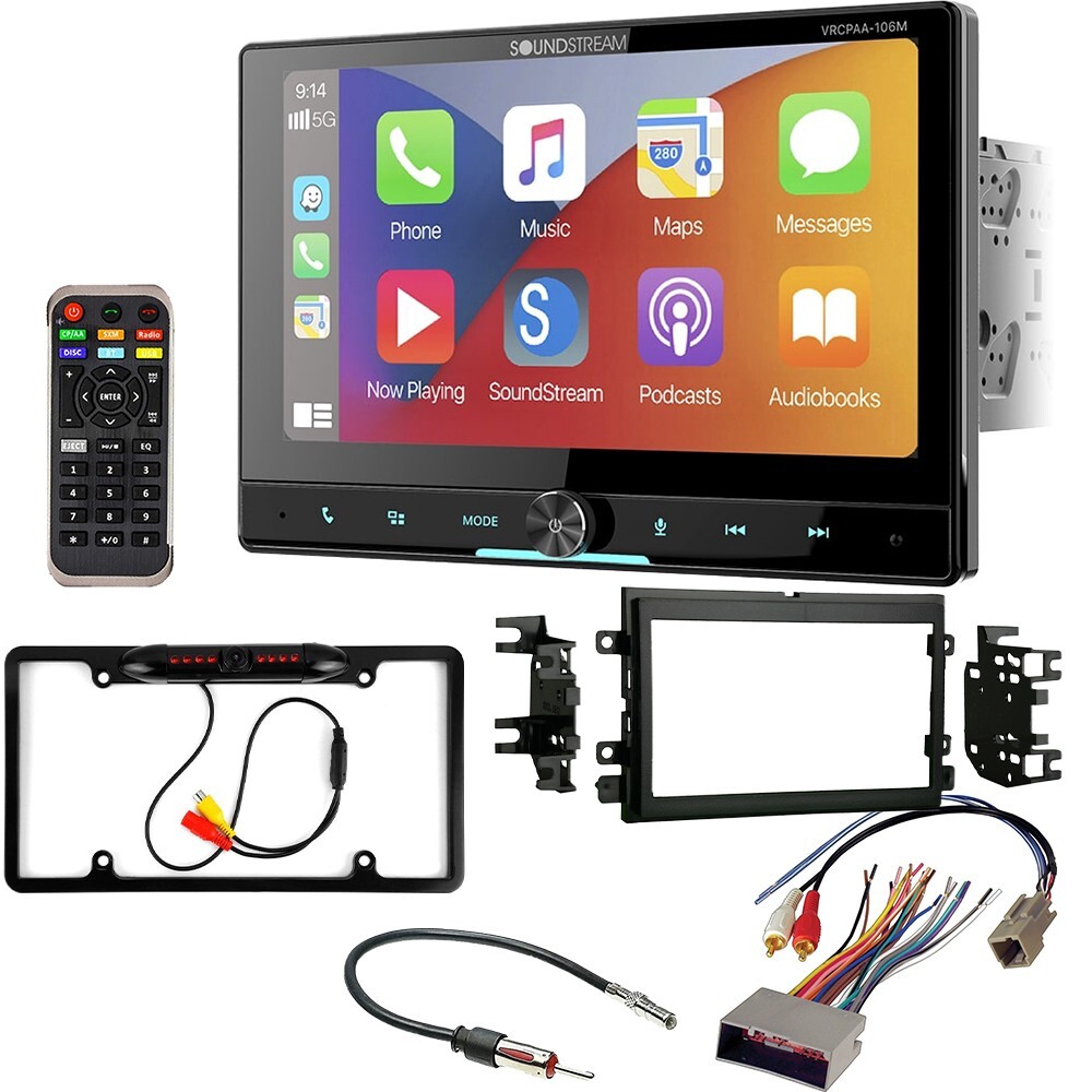 10″ Touchscreen Apple Carplay Car Stereo w/kit (No CD) for 2004-2014 Ford F-150