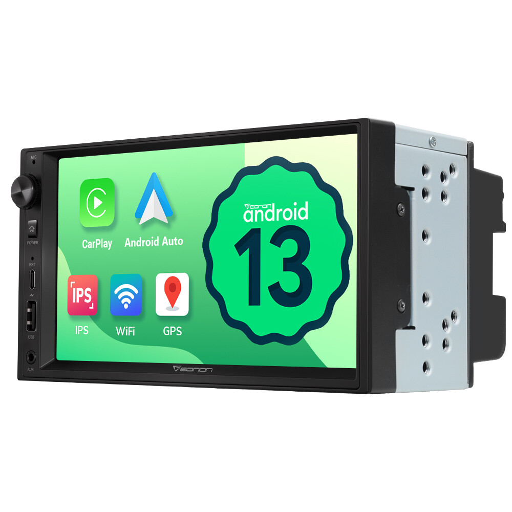Android 13 7″ 2DIN Android Car Stereo Radio -2/32G Wireless CarPlay/Android Auto