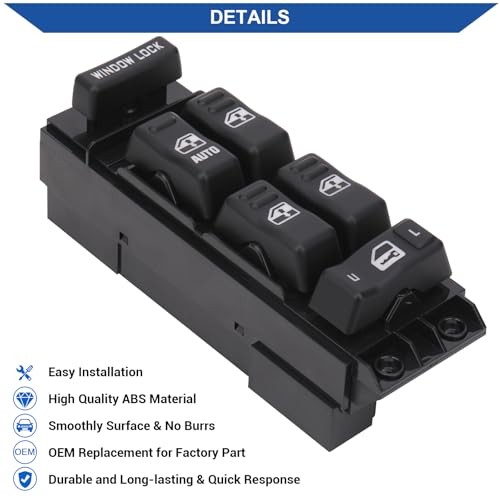 Car Power Window Switch Control Open Button Compatible with 2000 2001 2002