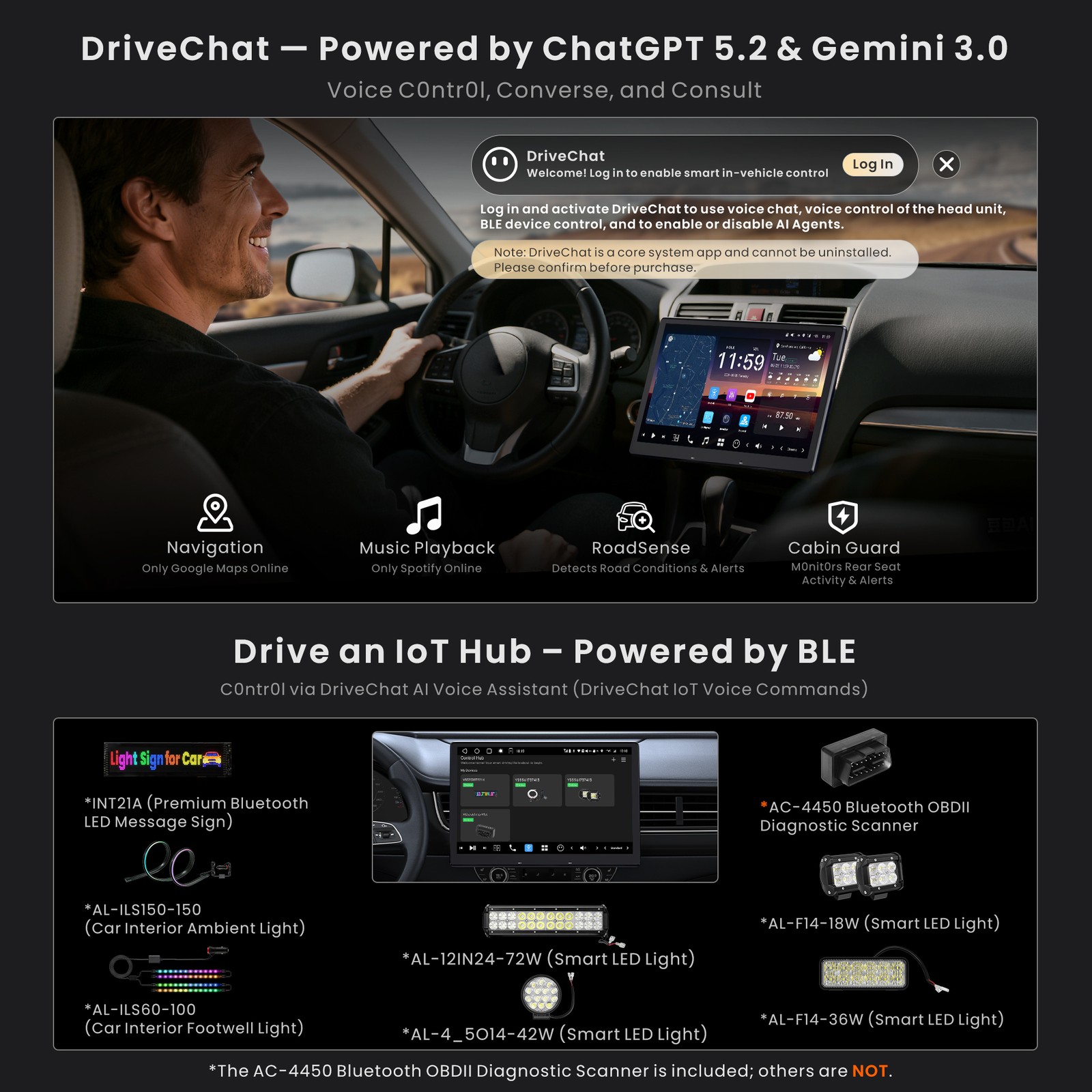 ATOTO 12.95” Single& 2DIN X10 OBDII Android Car Radio 8G+128G Wireless CP& AA