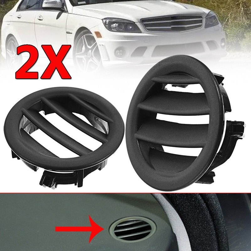 2x Left+Right Air AC Vent For Mercedes For Benz W204 C-CLASS 2008-2015 Parts